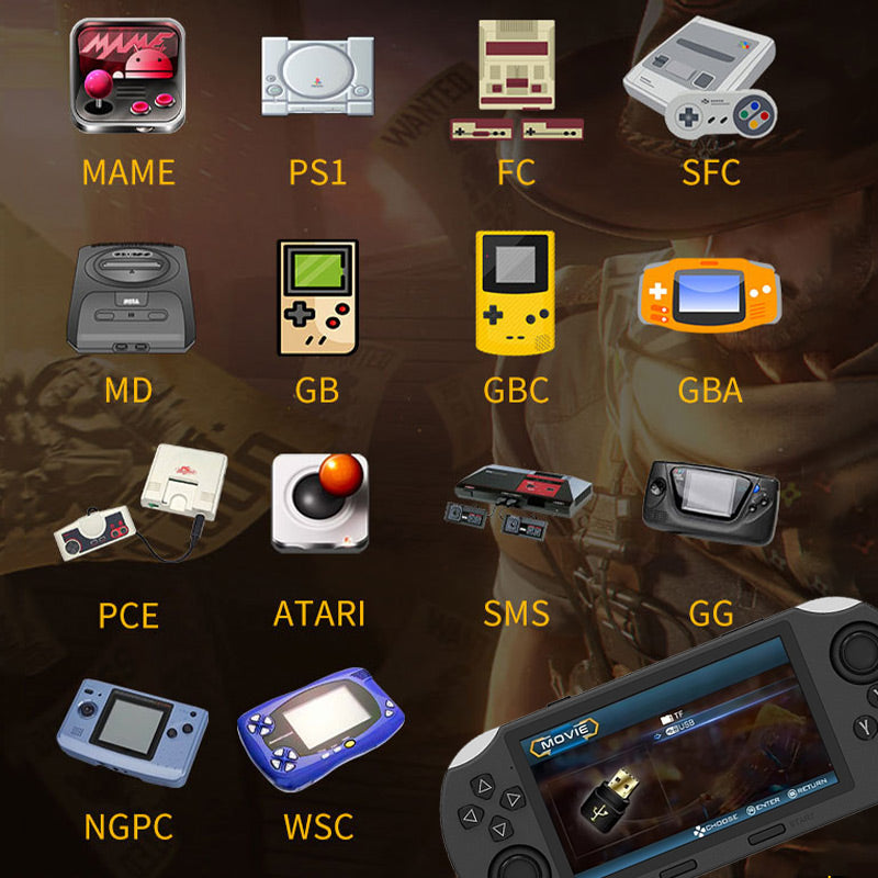 🔥2025 Hot Sale📱SF3000 Portable Handheld HD Gaming Console Set