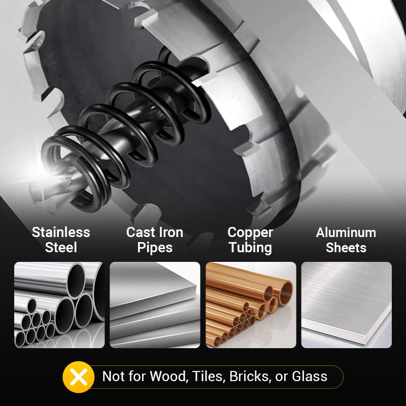 🔥Limited Time 64% Off 🔥 Carbide-Tipped Hole Cutter for Metal