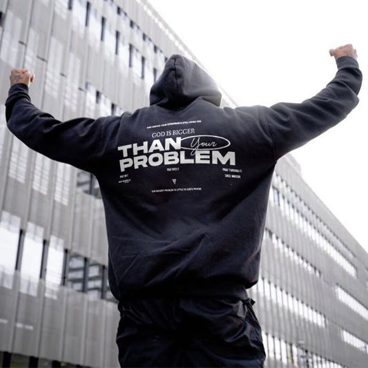 God Is Bigger Than Your Problem Print Hoodie