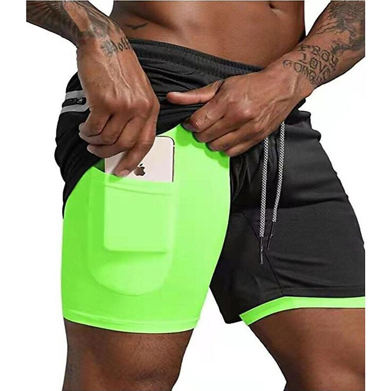 Men's Active Running Gym Shorts