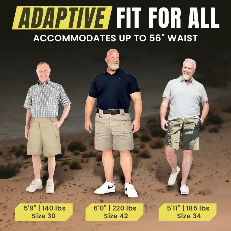 SUMMER SALES 70% OFF | Men's Tactical 10-pocket Waterproof Hiking Fishing Cargo Shorts