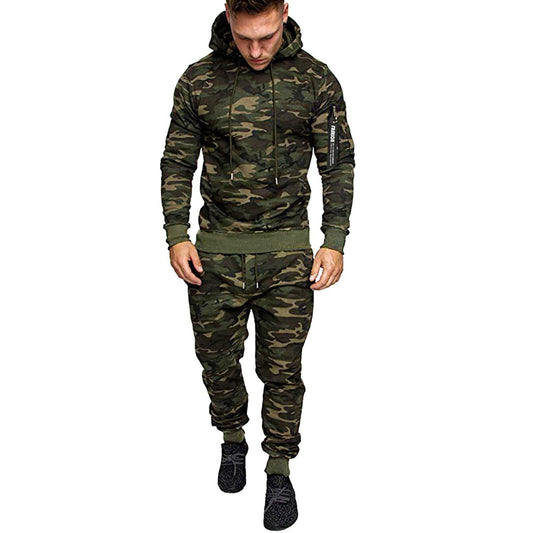 Alban Zipper Detail Drawstring Hoodie & Sweatpants