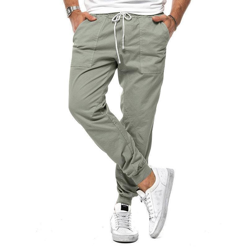 Men's Classic Drawstring Woven Casual Sports Pants