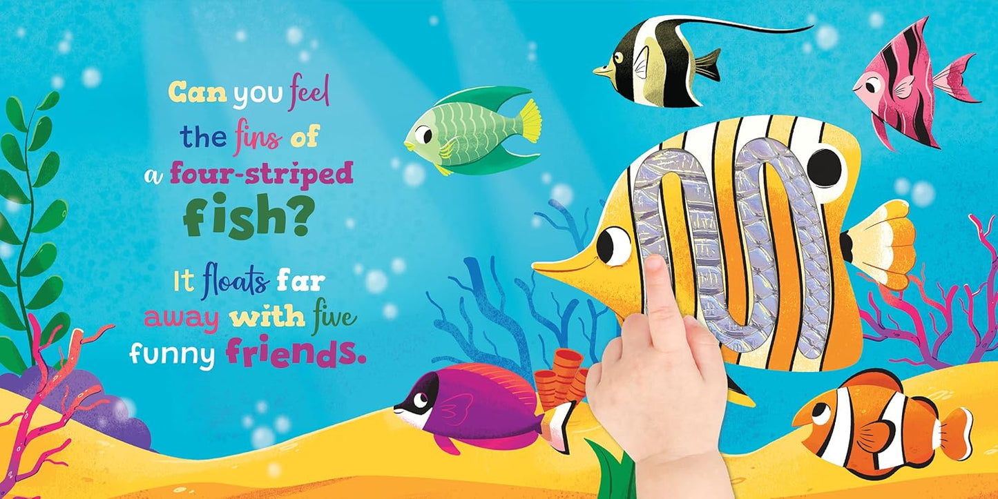 Little Hippo Books Can You Tickle a Turtle? - Children's Sensory Board Book with Touch and Feel Trails