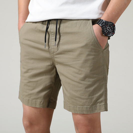 Men's Loose Fit Stretch Cotton Cargo Shorts
