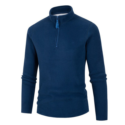Men's Half Zip Turtleneck Fleece Sweatshirt