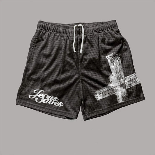 Zeus Saves Print Causal Shorts