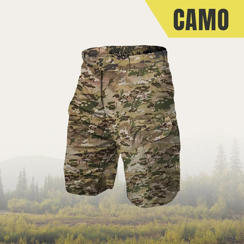 SUMMER SALES 70% OFF | Men's Tactical 10-pocket Waterproof Hiking Fishing Cargo Shorts