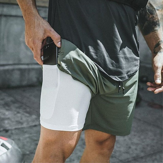 Men's Active Running Gym Shorts