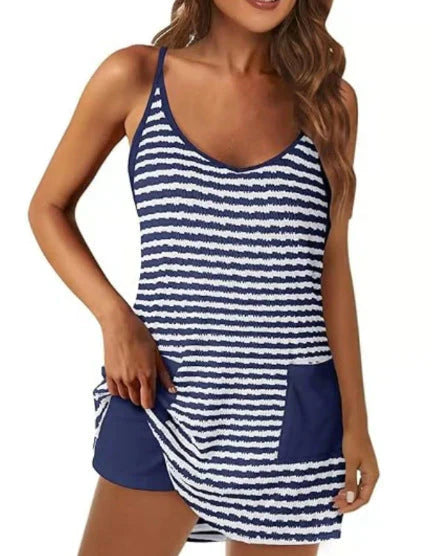 🎉2025 Hot sale!🔥Women's Sleeveless Summer Dress with Shorts